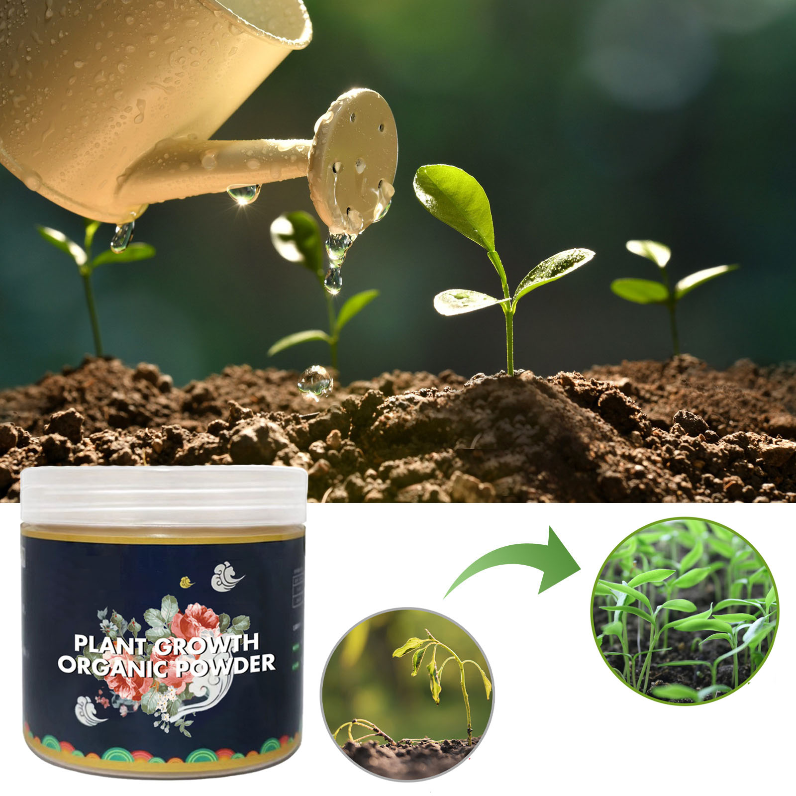 Rooting Hormone Powder - Snel wortelend poeder Verbetering van plantenbodem