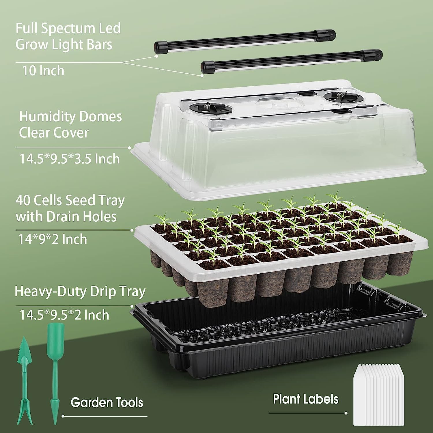 【Beste】1 set zaadstartbakjes m - Humidity Dome Kit recensie en prijs
