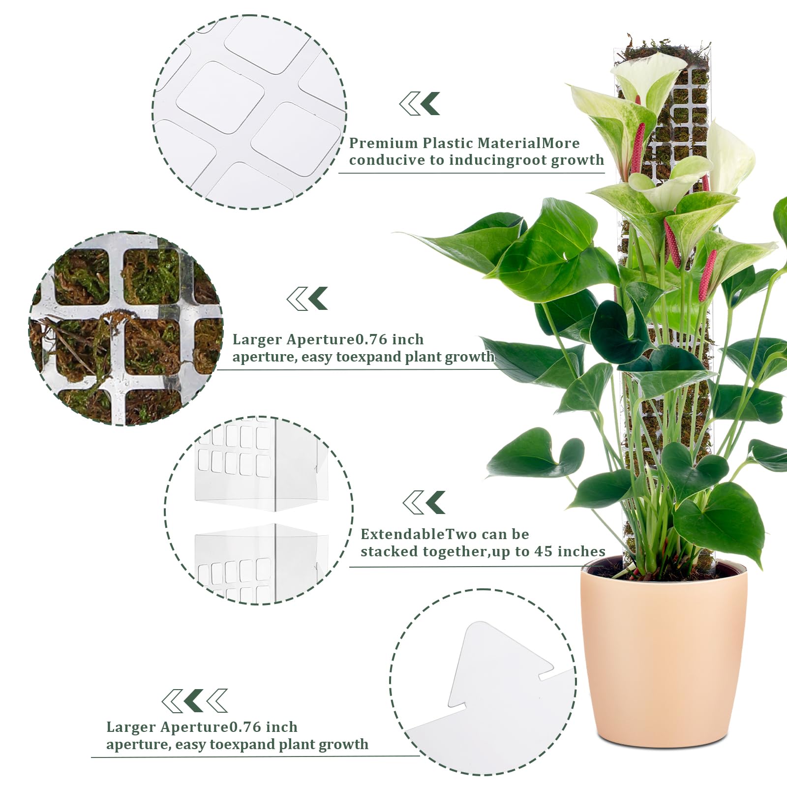 Mosstok van kunststof, planten - Sphagnum Moss Dry recensie en prijs